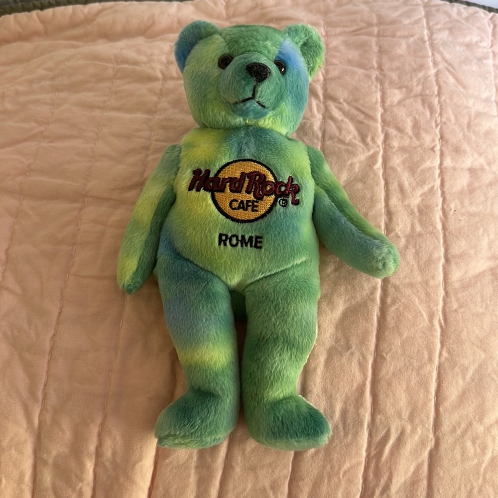 Vintage Hard Rock Cafe Rome 2001 Monty Beara Herrington’s Teddy Bear Club - Picture 4 of 6